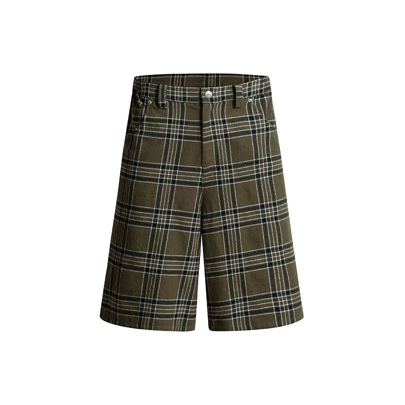 CRICLE CAGE SCOTTISH CHECK CROPPED PANT